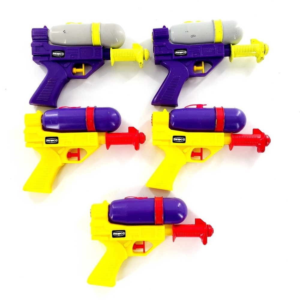 Vintage Remco Aqua Shooters 25 Superload Water Toy Gun Lot Of 5 - Picture 2 of 11
